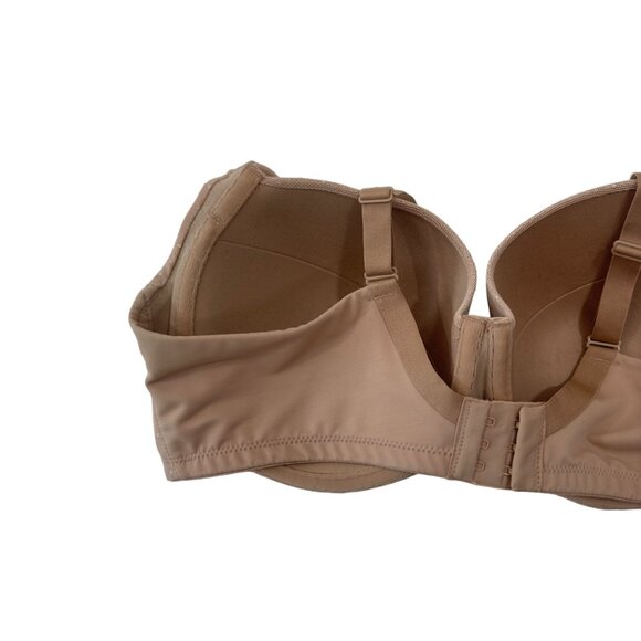 Soma Women Full Coverage Bra 38DD Beige Floral Lace Underwire Lightly Padded - Picture 6 of 12